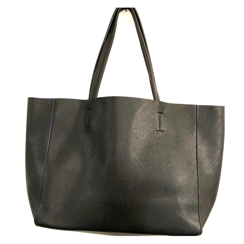 Shoppers Bag 👜 Black with Blue